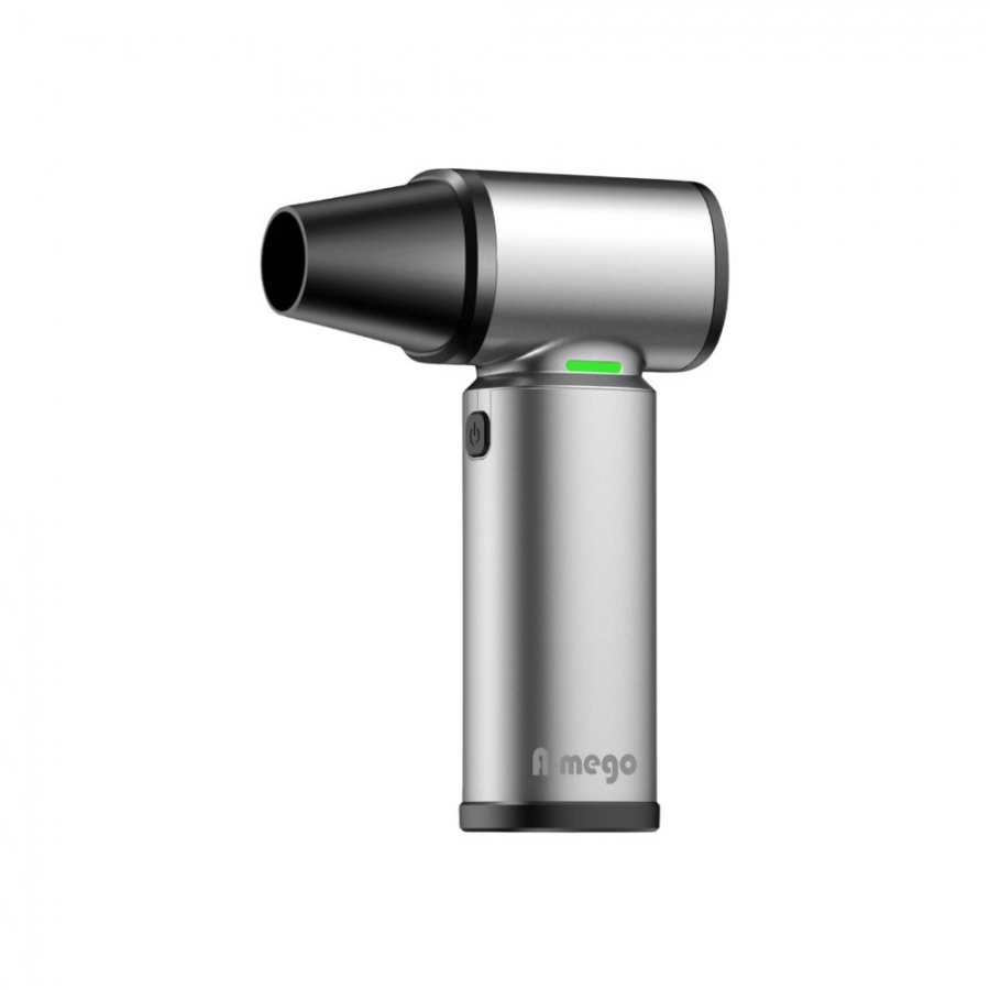 【2026 最新進化款】 A-mego AG500 PRO｜小鋼炮・進化版 鋁合金機身 × 40mm 無刷渦輪暴力風槍 550G 強風壓｜無段調速｜LED 照明