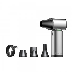 【2026 最新進化款】 A-mego AG500 PRO｜小鋼炮・進化版 鋁合金機身 × 40mm 無刷渦輪暴力風槍 550G 強風壓｜無段調速｜LED 照明