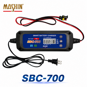 【麻新電子】SBC-700 智慧型電池充電器｜6V/12V雙電壓｜鉛酸/鋰鐵電池適用